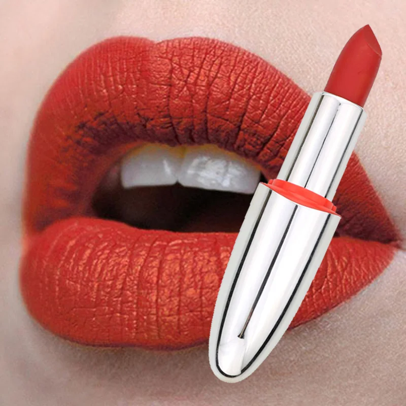

New 14 Color Matte Lipstick Lips Make Up Waterproof Lip Stick Shimmer Makeup Matt Long Lasting Lipsticks Cosmetic maquillaje