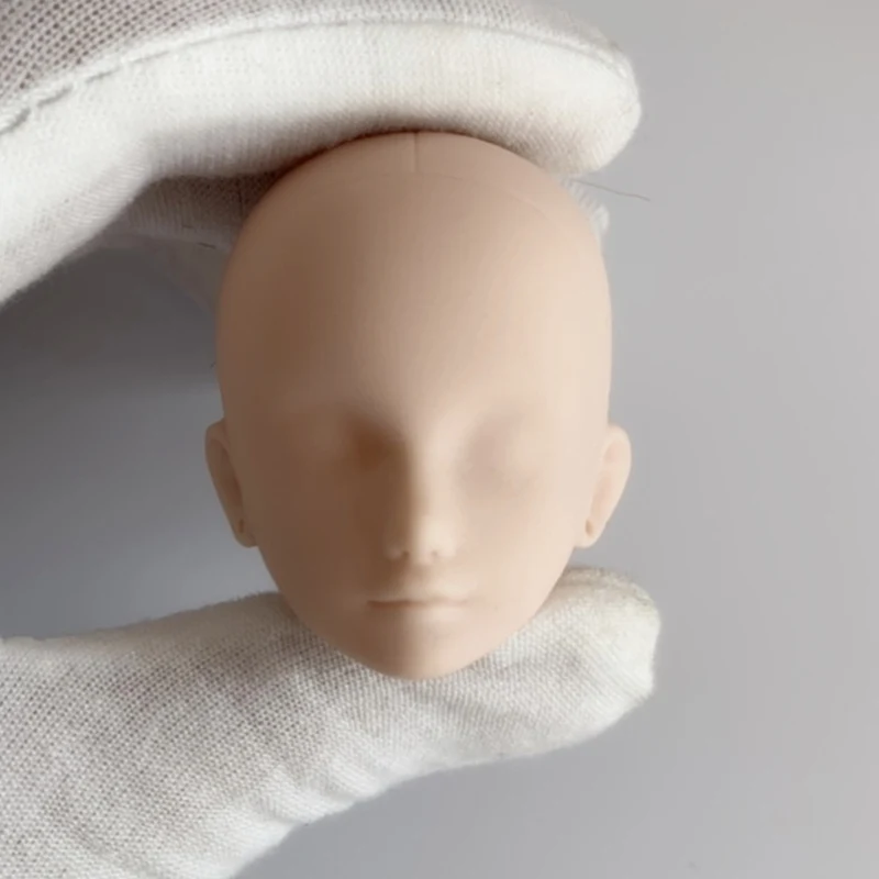 1/6 Ball Joint Doll Acceesories Head for 30cm BJD Doll White Skin No Eyes Baby Doll DIY Toys for Girls Make Up Toys 5