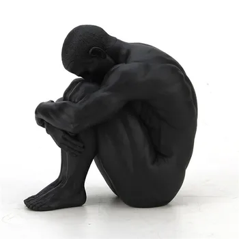 

Sales Roman Mythology The Thinker Bust Le Poete Statue Character Plaster Desktop Decoration Office Resin Craftwork L2409