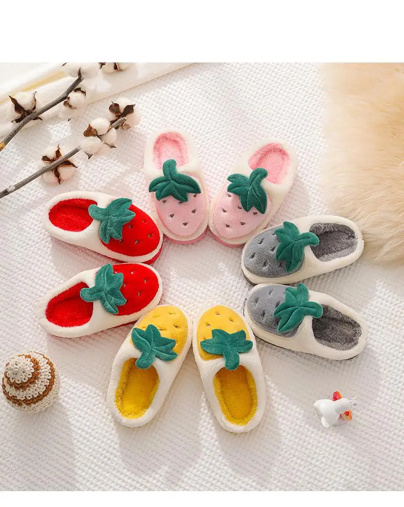 Children's Slippers Winter Kids Cartoon Keep Warm Cotton Shoes Boys Girls Indoor Home Slippers Children Baby Toddler Slippers best leather shoes