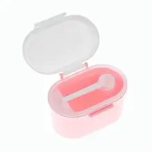 Портативный контейнер для хранения сухого молока с ложкой, коробка для детского питания для малышей, чехол для молочного порошка, аксессуары для кормления