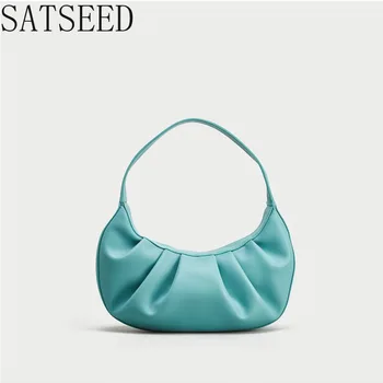 

Fashion Folds and Soft Underarm Bag Cloud Bag Women 2020 New Niche Crescent Bag High Quality Textured Handbags Purses