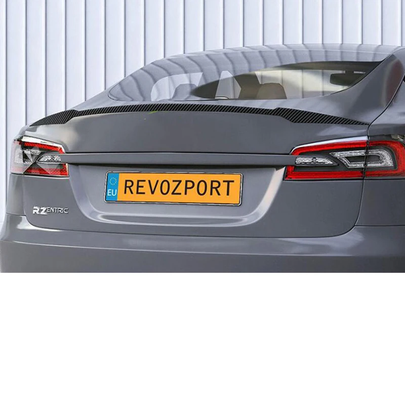 Стиль спойлер для Tesla model3 карбоновое волокно заднего крыла- Tesla модель 3 Высокое качество черный Задний спойлер хвост