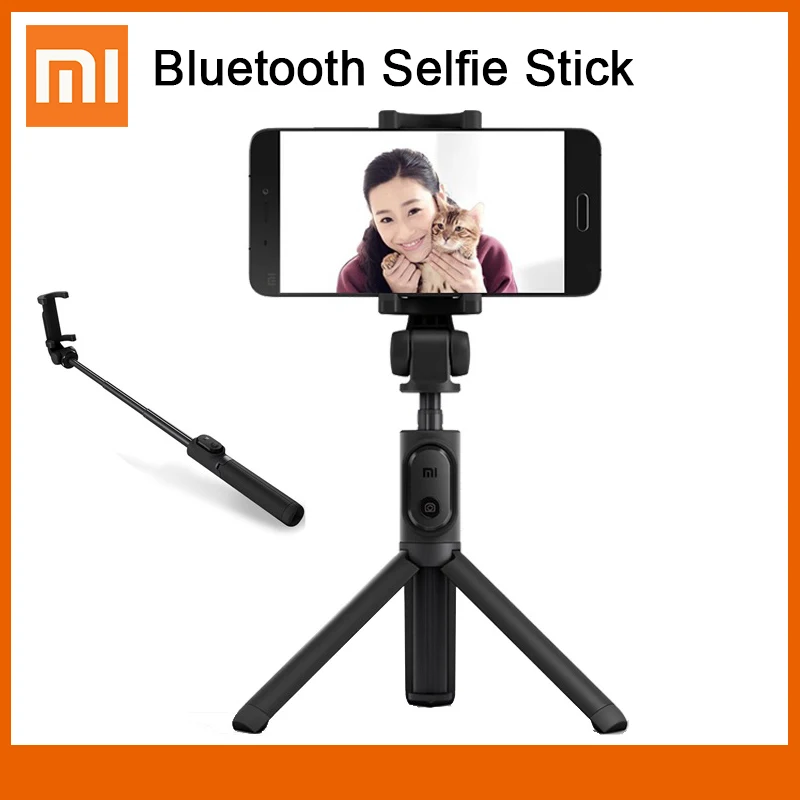 Оригинальный складной штатив Xiaomi монопод Bluetooth селфи палка с беспроводным