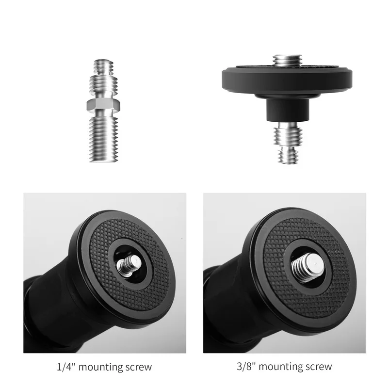 Description Picture 5 of itemSelens Aluminum alloy Extension Zoomable Rod Monopod Gimbal Pole Tripod With Selfie Stick 1/4 Screw For Studio Video Photography