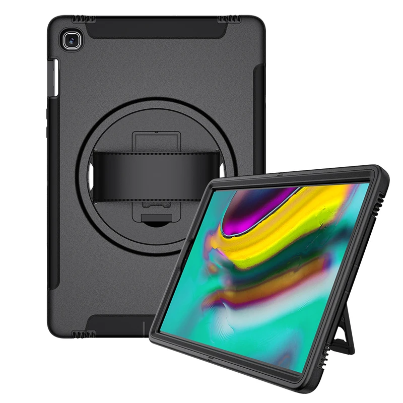 Для samsung Tab S5e T720 чехол 360 Вращение силиконовый PC Стенд Противоударный задняя