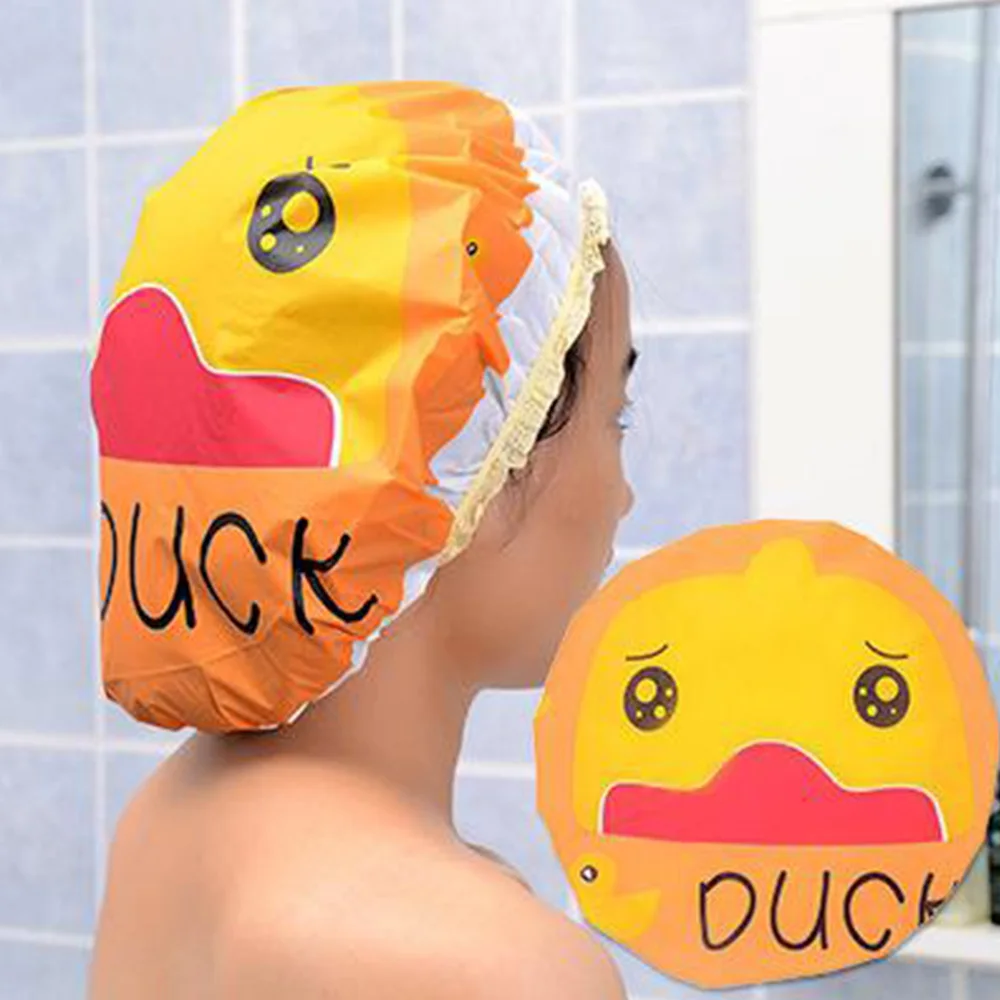 Cartoon Animal Waterproof Shower Cap 