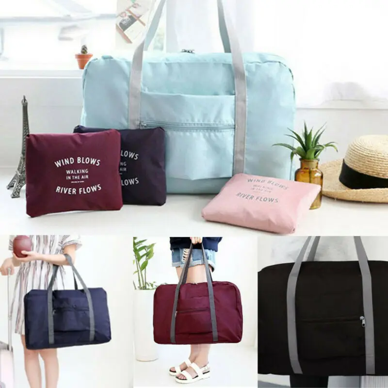 Local stock Foldable Large Bag duffel Luggage Storage Waterproof Travel Pouch Tote | Багаж и сумки
