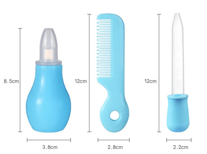 6/8 шт./компл. для младенцев, безопасная для прочистки носа у новорождённых детей вакуумный всасывающий носовой Прорезыватели для зубов лекарственное средство по уходу за ребенком флакон-капельница различными аксессуарами