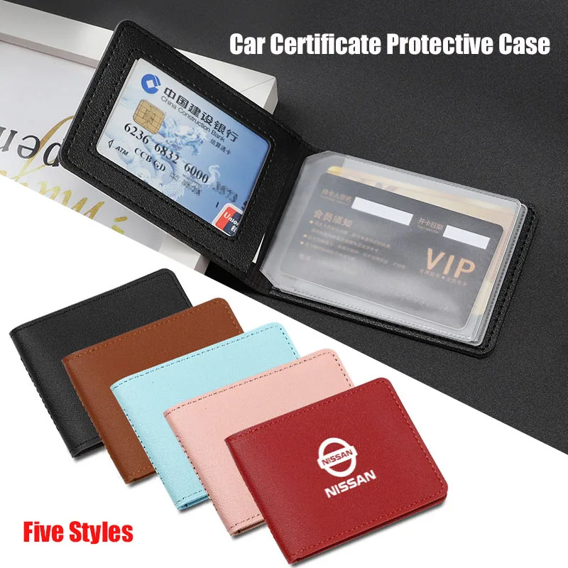 Funda De Piel Para Licencia De Conducir Automotriz