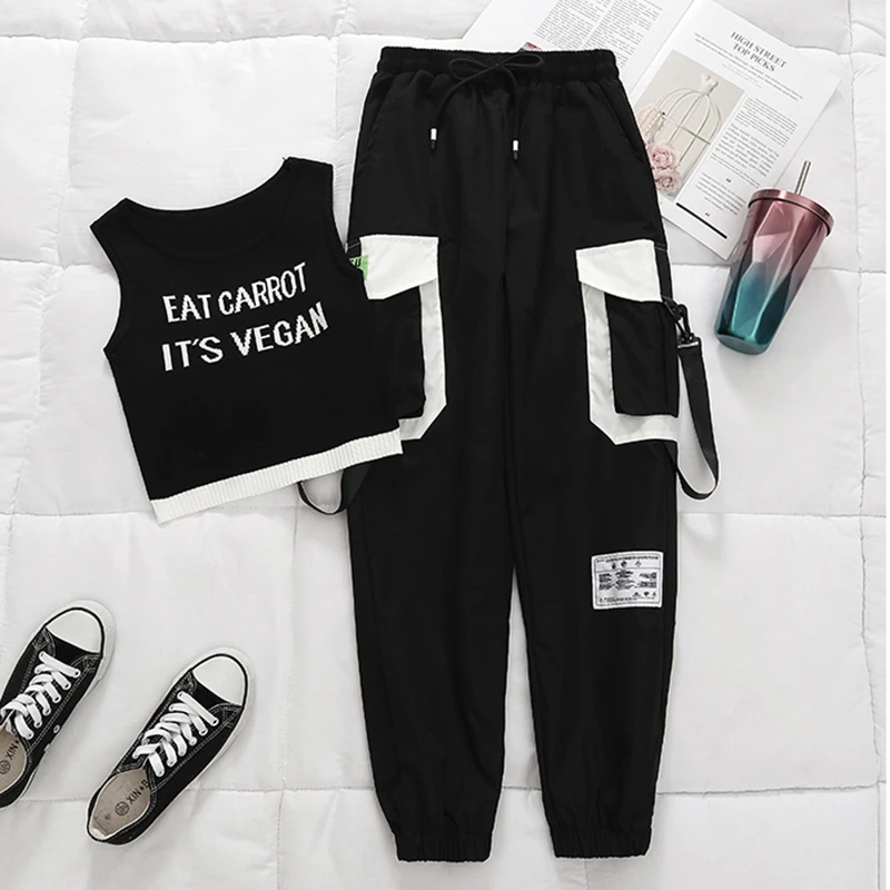 Black high waisted joggers womens Clearance