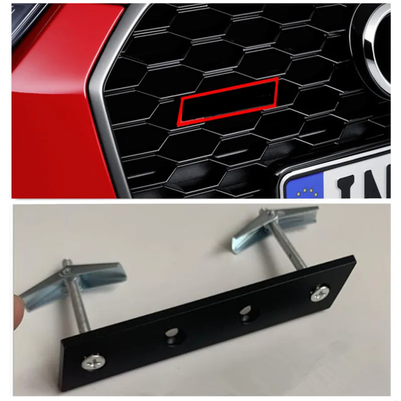 

Emblem Bracket S3 S4 S5 S6 S7 S8 SQ3 SQ5 RSQ3 RSQ5 RSQ7 RS3 RS4 RS5 RS6 RS7 RS8 TTS TTRS For Audi Honeycomb Grille Styling Logo