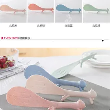 Горячая Лучший милый пластиковый ПП Мультфильм домашняя кухня в форме белки ложка для риса суп соус лопастной ковш случайный цвет