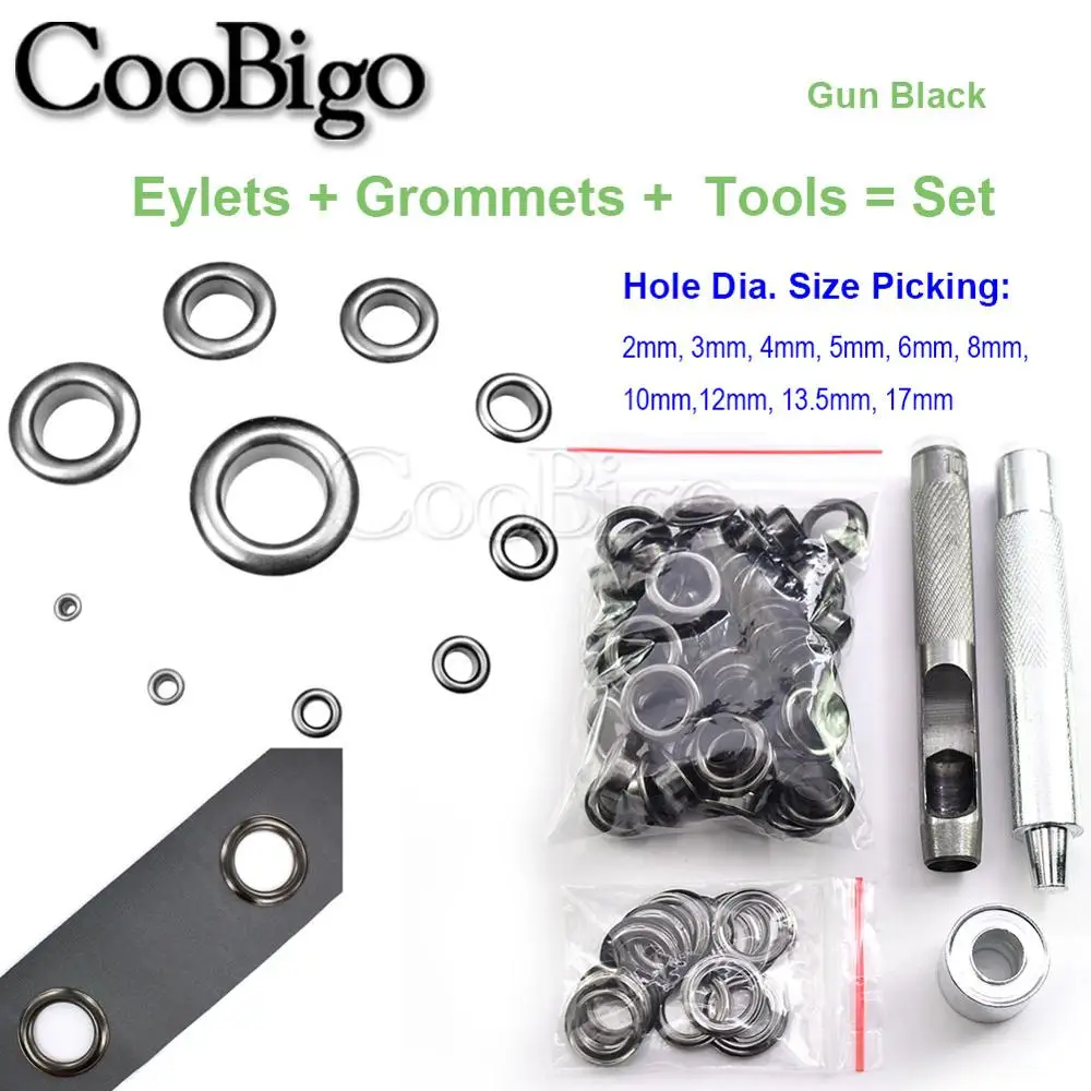 200 комплектов металлических люверсов дырокол инструмент для наружного тента