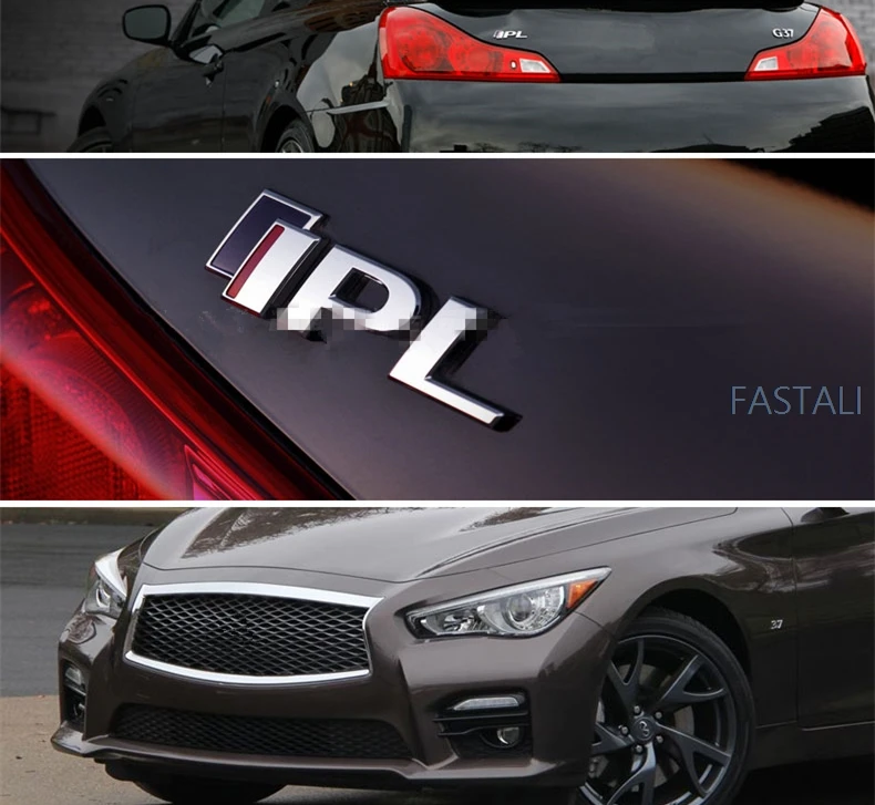 Для Infiniti Q50 Q50L Металлическая Автомобильная наклейка IPL 3,7 2,5 стандартная 3D стерео Наклейка английская буква наклейка автомобильные принадлежности
