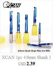 XCAN 1 шт. 2-13 мм супер синий нано покрытием HSS концевые фрезы с прямым хвостовиком Фрезы ЧПУ фрезы 4 флейты концевые фрезы