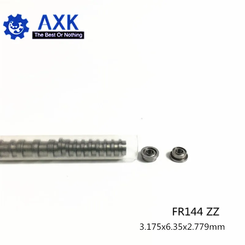10pcs Miniature Flanged Balls Bearing High Precision FR144ZZ 3.175x6.35x2.779mm 