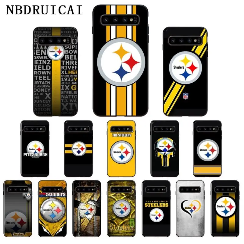 

NBDRUICAI Pittsburgh Steelers High Quality Phone Case for Samsung S9 plus S5 S6 edge plus S7 edge S8 plus S10 E S10 plus