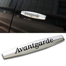 Avantgarde Эмблема для кузова автомобиля Fender логотип наклейка для Mercedes Benz AMG C E Class E200 E220 E250 E280 E230 E300 E320 E350 CLK