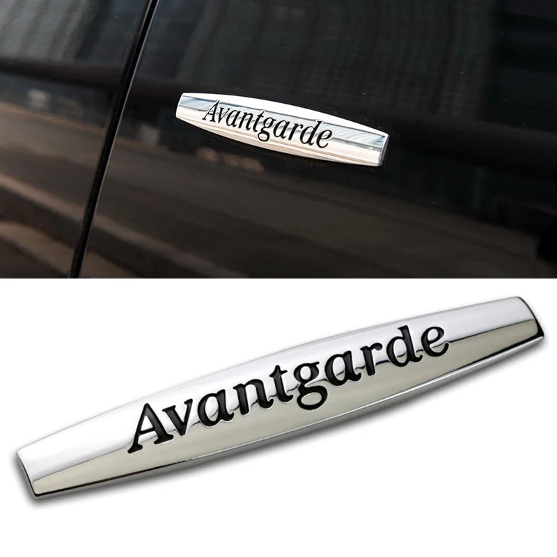 Avantgarde Эмблема для кузова автомобиля Fender логотип наклейка Mercedes Benz AMG C E Class E200 E220 E250