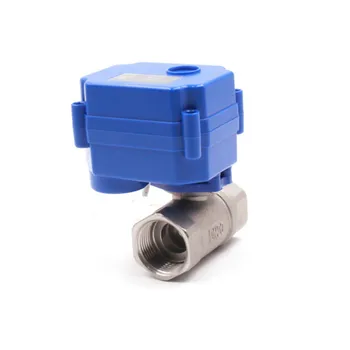 

DN20 3/4" stainless steel Motorized Ball Valve 1 inch , DC5V 12V 24V AC220V Electrical Ball Valves 3/4" CR01 CR02 CR03 CR04 CR05