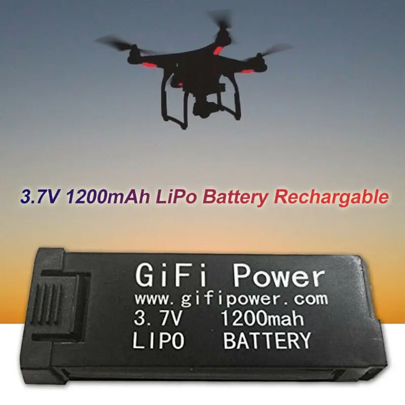 

Power Lipo Battery 3.7V 1200mAh Replacement Electronic For JY019 S168 E58 M68
