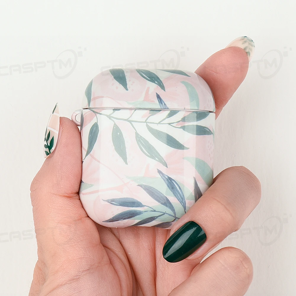 

Leaf Cases For AirPods 2 Case Fashion Coque Earphone Cover For Apple Airpods 1 2 Universal Bluetooth Charging Box Protective Bag