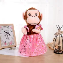 Фартук, обезьяна, электрические плюшевые игрушки, детское раннее образование, музыка, умный подарок на день рождения производитель