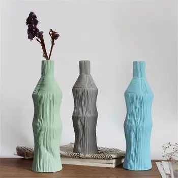 

Nordic Ceramic Flower Vase Modern Floral Flower Arrangement Decorative Bud Hydroponics Container Home Table Decoration New