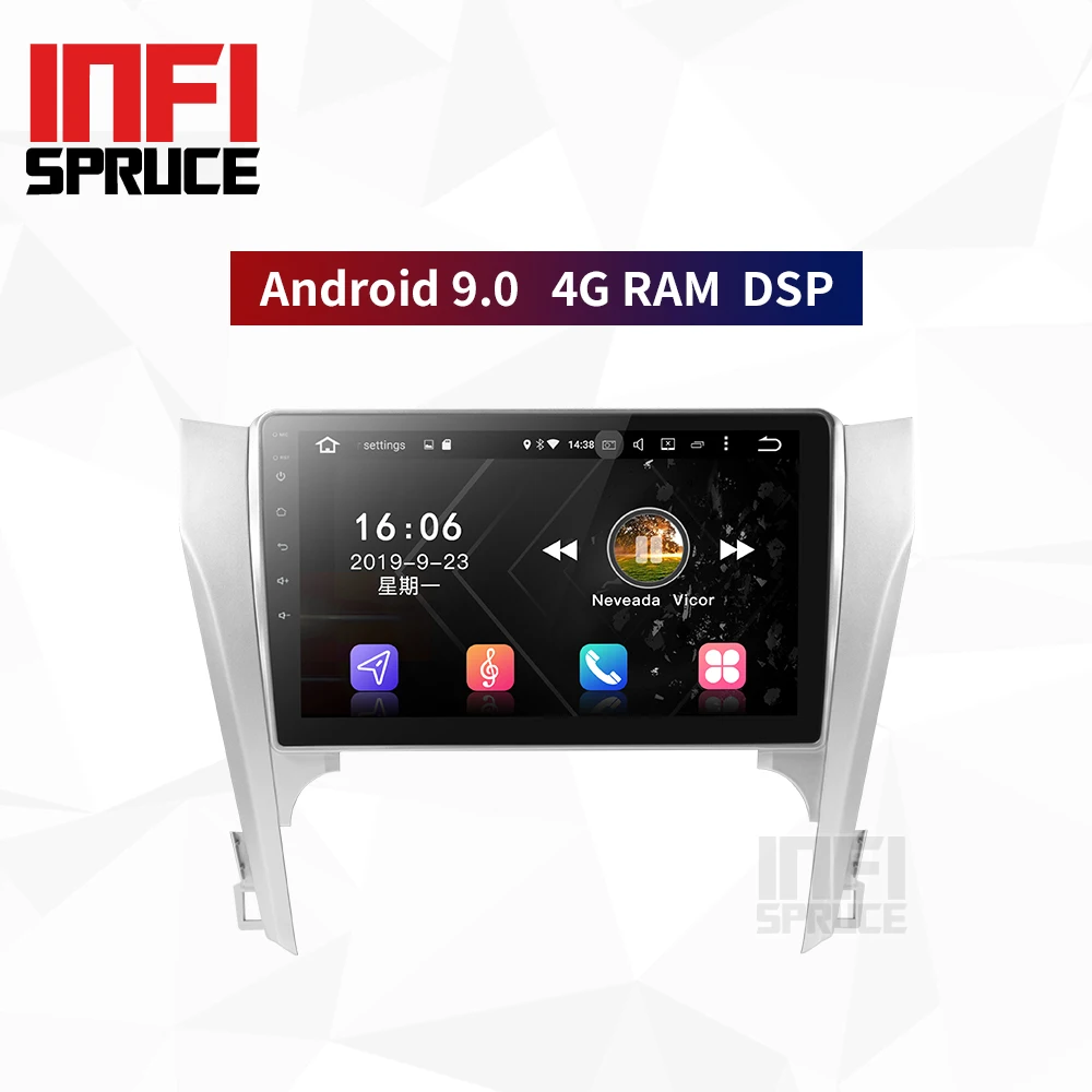 4G RAM автомобильный dvd для Toyota camry 2012 год android 9 0 Автомобильный gps навигатор