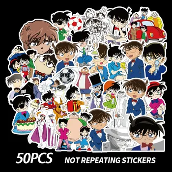 

50pcs/pack new Japan Anime Cartoon detective conan sticker scrapbooking stickers decor Label Diary Album Stickers Classic Toys