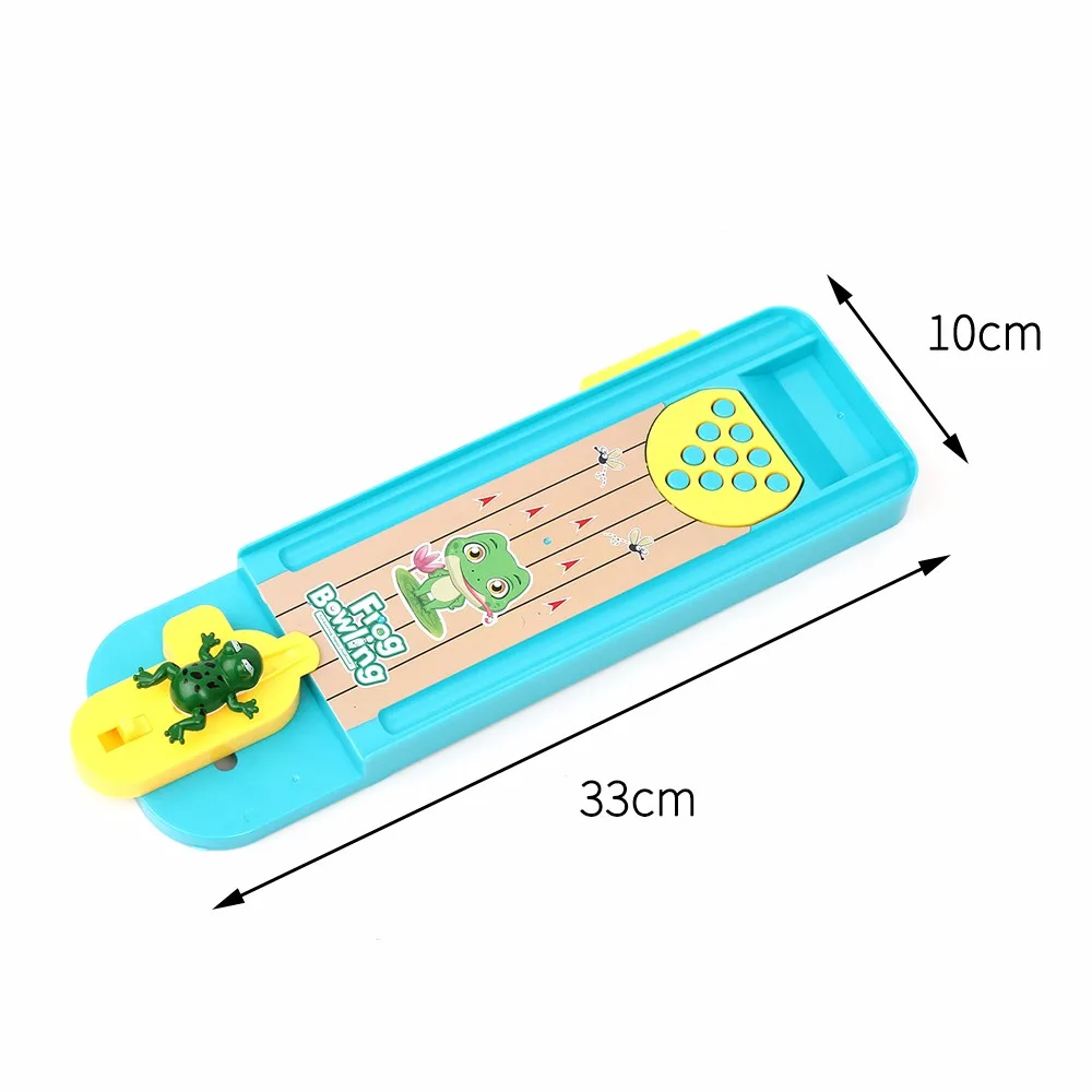 Лягушка Боулинг Настольный набор мультфильм детская игрушка стрельба головоломка интерактивная игра спортивные вечерние развлекательные аксессуары
