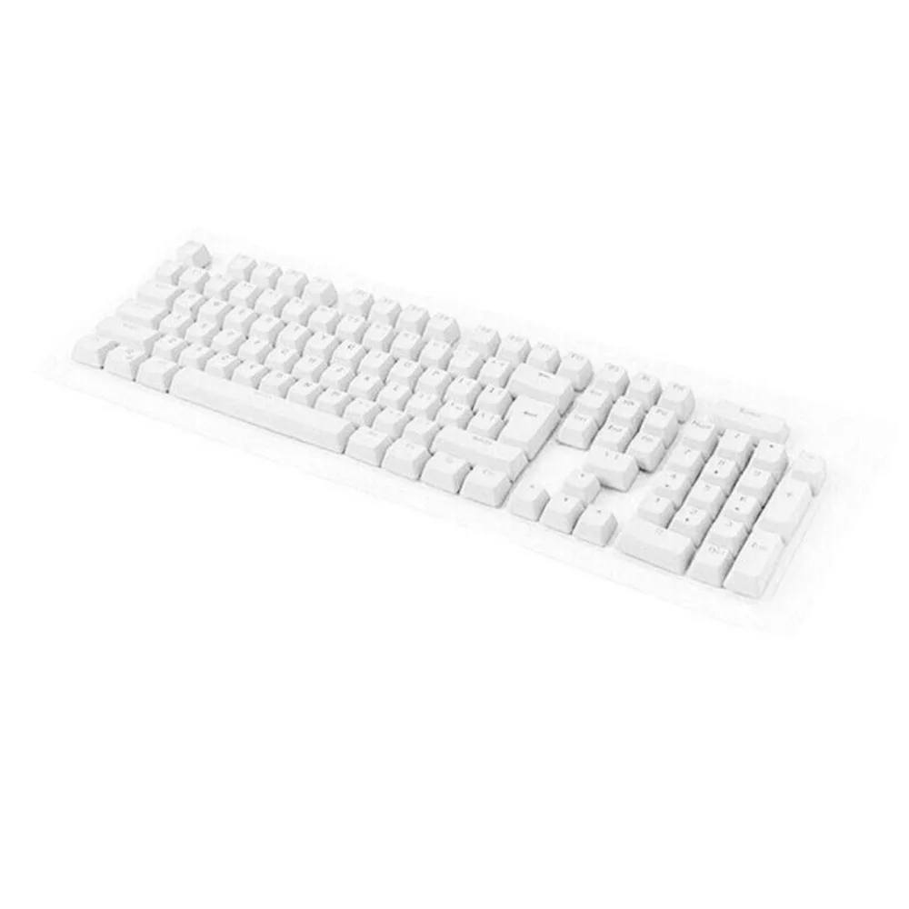 104 Pbt двухцветная прозрачная двухцветная клавишная крышка многоцветная механическая клавиатура универсальные компьютерные аксессуары