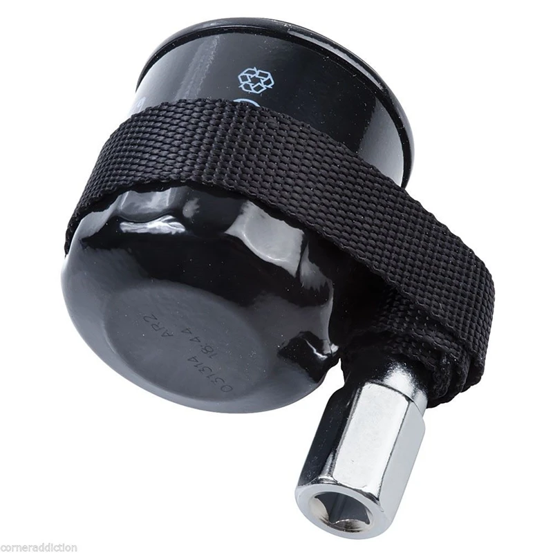 Universal Car 1/2'' Drive Socket Oil Filter Remover Nylon Strap Type Wrench Tool afbeelding