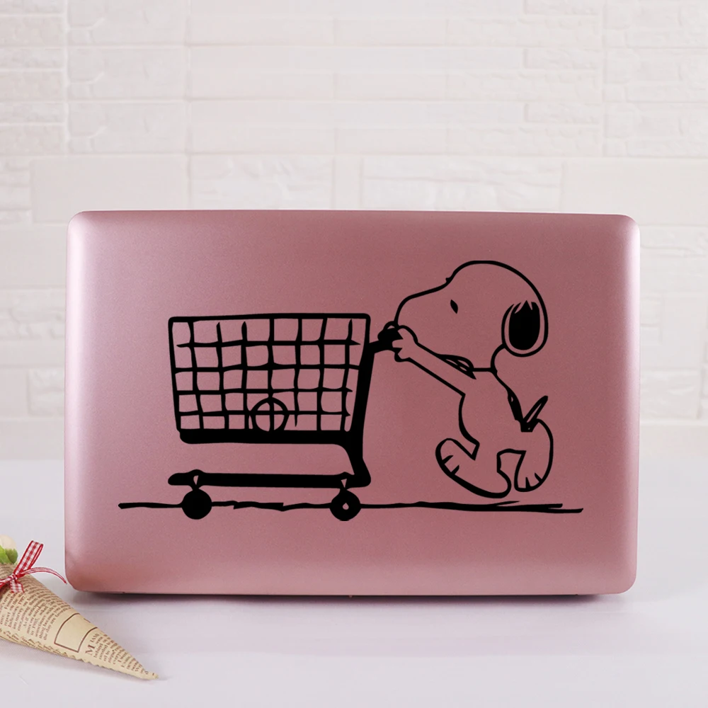 10 Cartoon Cute Dog laptop sticker that are waterproof and removable laptop skin decoration