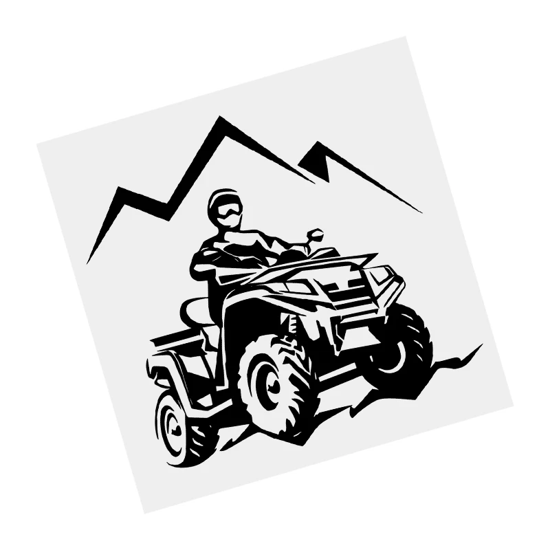 наклейки на авто ATV индейцев наклейка черная виниловая водостойкая