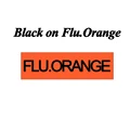 Black on flu.orange