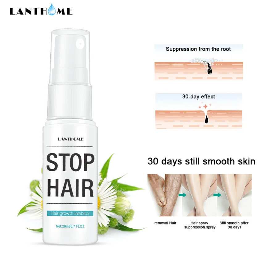 Unisex Permanent Natural Hair Inhibitor Repair Nourish Smooth Private Parts Essence Spray Hair Removal Painless Spray Hair Removal Cream Aliexpress