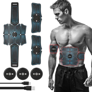 

Muscle Trainer Abdominal Muscle Electrostimulation Fitness Equipment ABS Sculpting Massager Pad Home Gym Workout Training