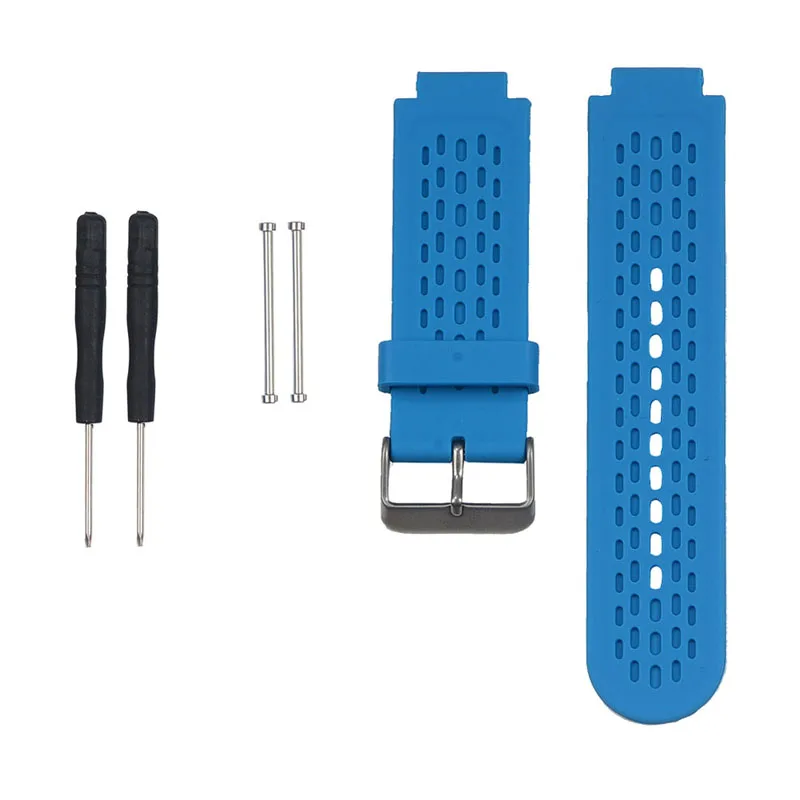 Силиконовый ремешок на запястье для Garmin Approach S2/S4 gps Golf Watch/Vivoactive - Цвет: Deep Blue