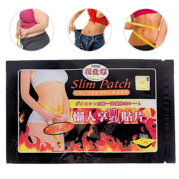 

30Pcs/3Bags Slimming Navel Stick Slim Patch Weight Loss Burning Fat Patch Fat Burning Chinese Herbal Medical Plaster Slim Sticke