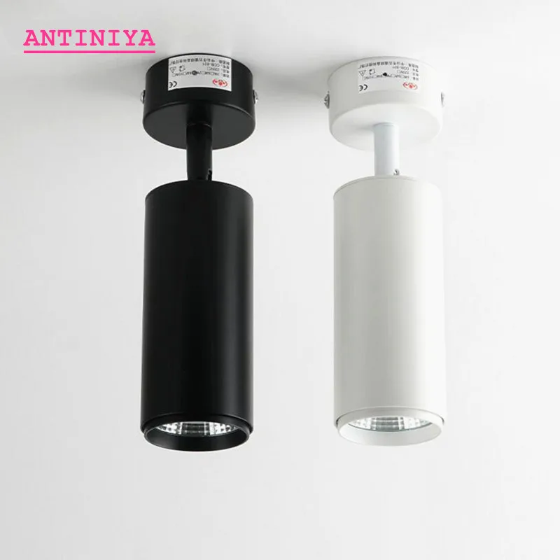 Складной вращающийся на 360 ° светодиодный потолочный светильник поверхностный