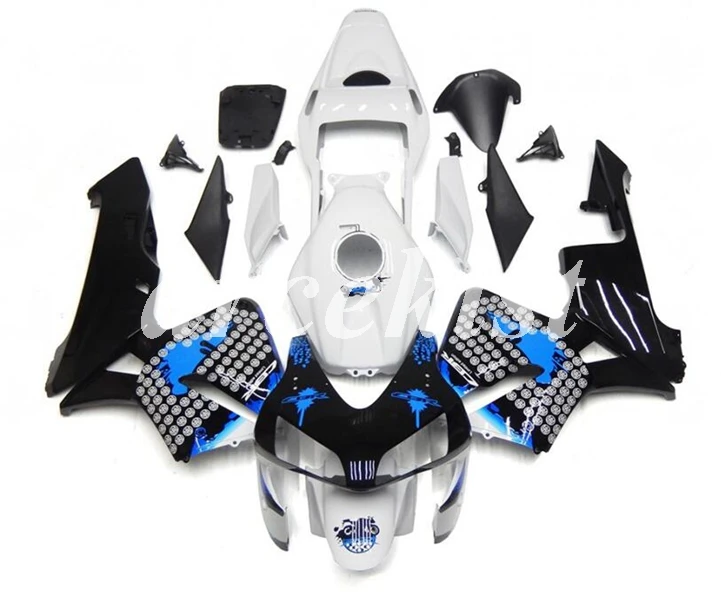 

4Gifts Injection mold New ABS Motorcycle Full Fairing Kit Fit For Honda CBR600RR 03 04 F5 2003 2004 Body set Blue white