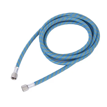 

1.8M Nylon Braided Airbrush Air Hose Blue Yellow