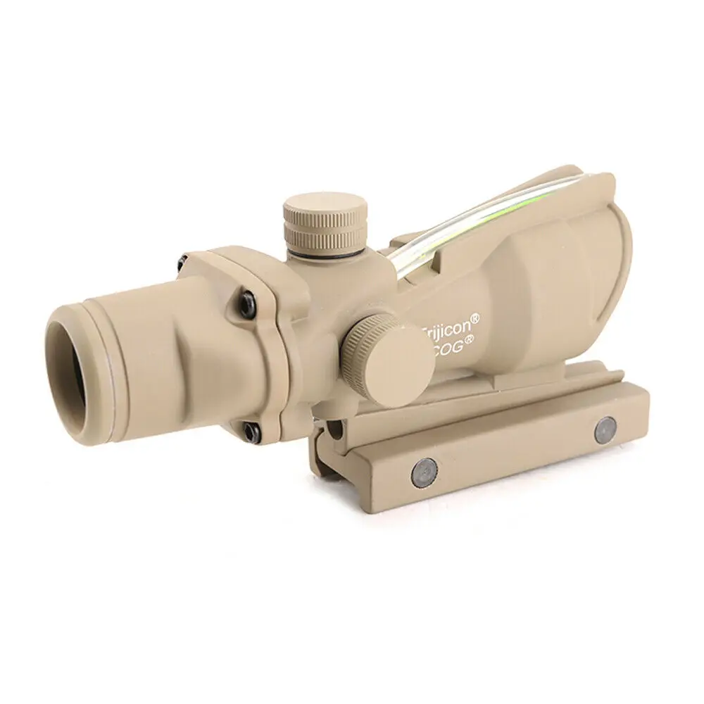 Прицел ACOG 4X32 красный/зеленый волоконно-оптический прицел Сетка охотничий троп прицел для винтовки. 223. 308 калибра части пистолета
