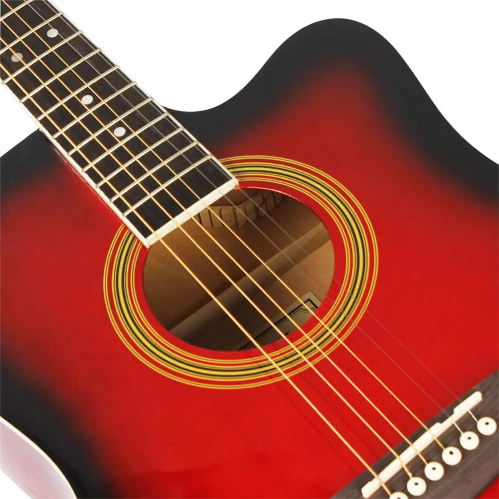 IRIN 41inch Basswood Acoustic Guitar cutaway Fingerboard Guitarra 6 String Ukulele Beginner Guitar Musical Instrument