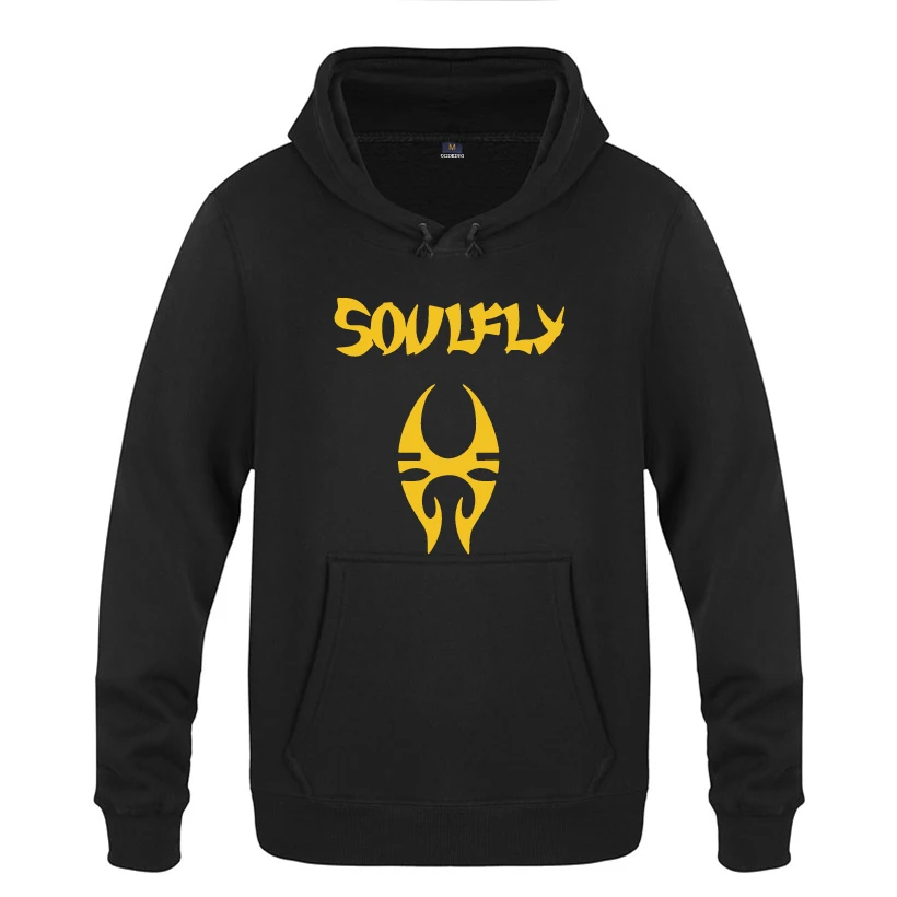 HEY HUAT SOULFLY рок группа толстовки мужские мужские с капюшоном флисовый пуловер толстовки - Цвет: HEY HUAT