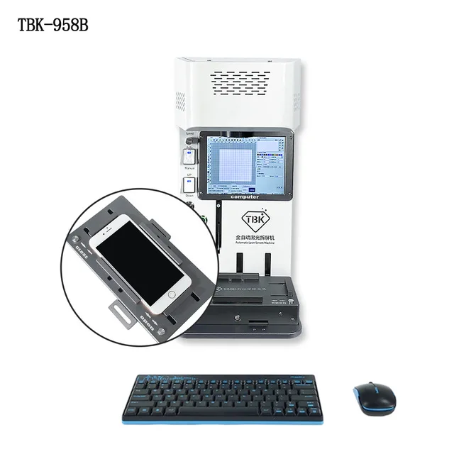 TBK 958B Автоматический Лазерный отделяя машину для iphone12 11 12Pro X XR 8 черная крышка