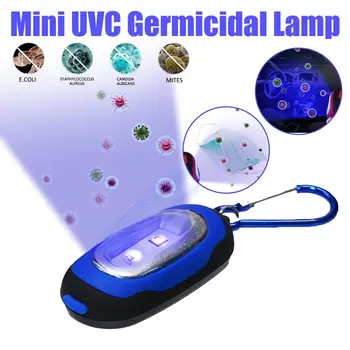 

Portable Mini UVC 270nm Germicidal Lamp Luggage UV Sterilization Lamp No Contact Disinfection Light for Car Home