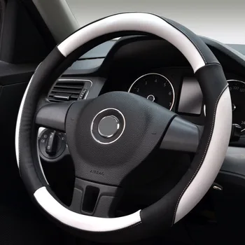 

Car Steering Wheel Cover 36 37 38 39 40 cm Steering Leather Protection Cover Auto Parts Multicolor Accessories Sports Style New